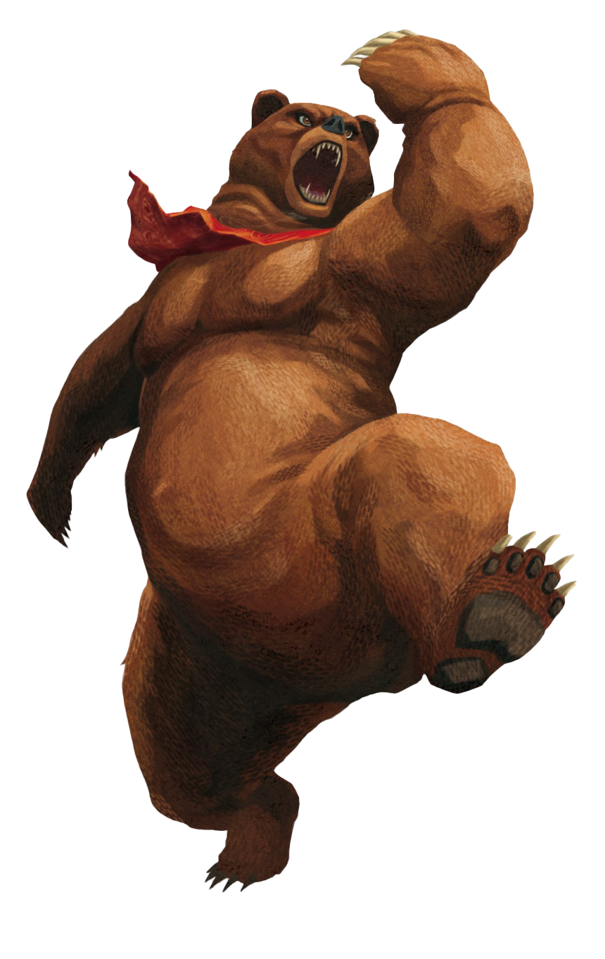 Kuma Games Tekken Bear PNG