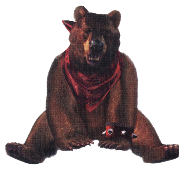 Kuma Games Tekken Bear File PNG