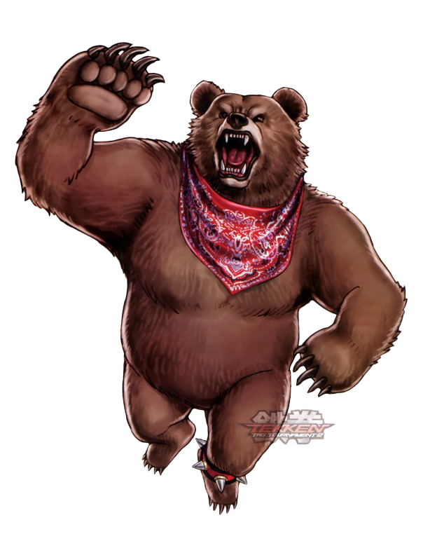 Tekken Bear Kuma Games PNG
