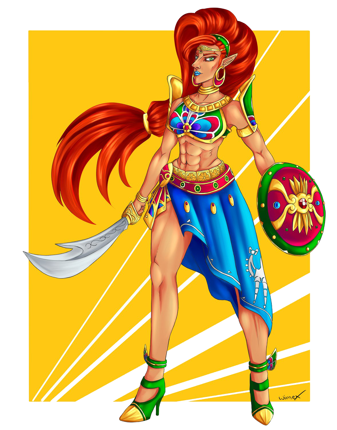 Title Glow Urbosa Games Captions PNG