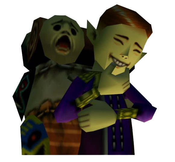 Giant Happy Games Mask Salesman PNG