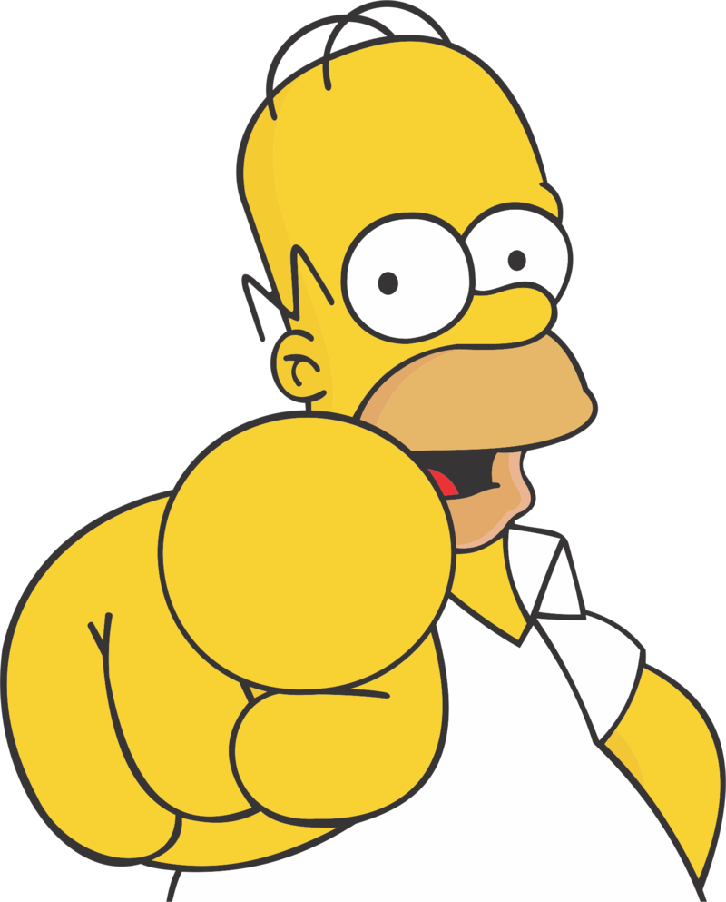 Simpsons Dead Cartoon PNG