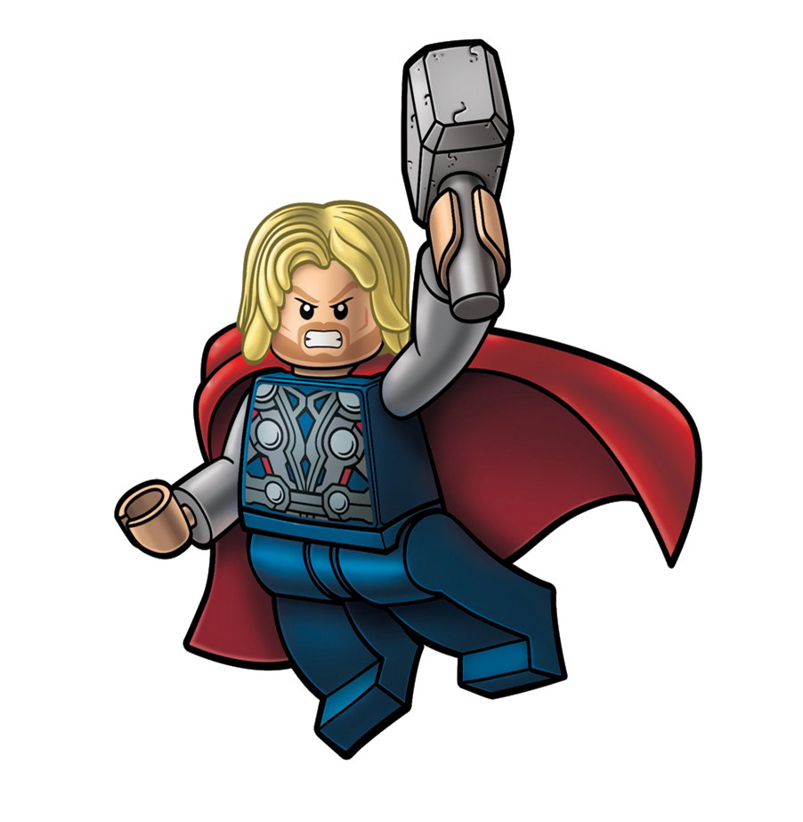 Thor Cartoon Behavior Avengers Lego PNG