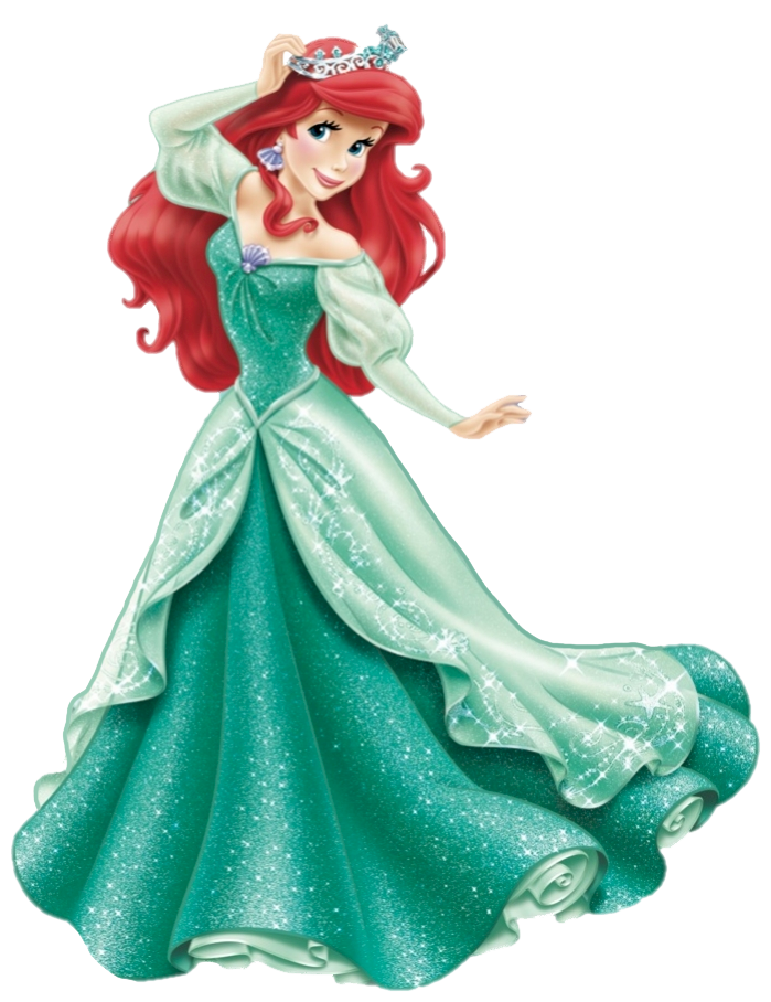 Ariel Ursula Prince Belle Figurine PNG