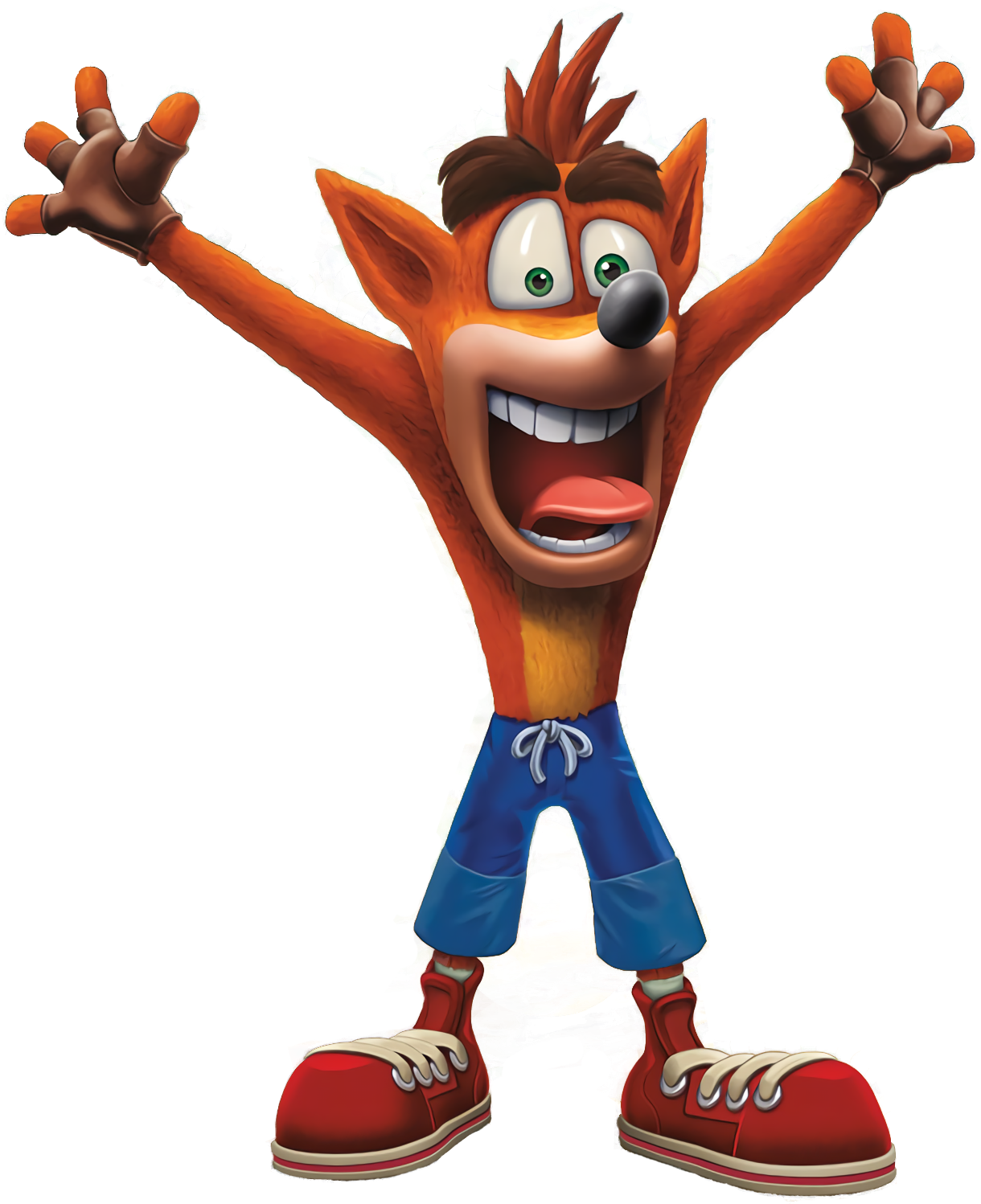 Collectibles Figurine Warped Mascot Crash PNG