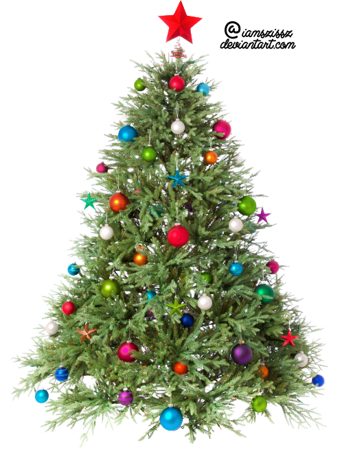Tree Christmas Trunk Treeline Decorations PNG