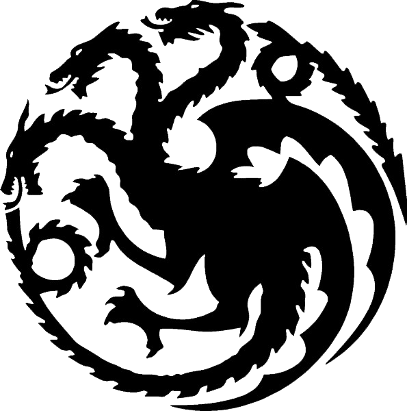 Balsam Decal Daenerys Black Circle PNG