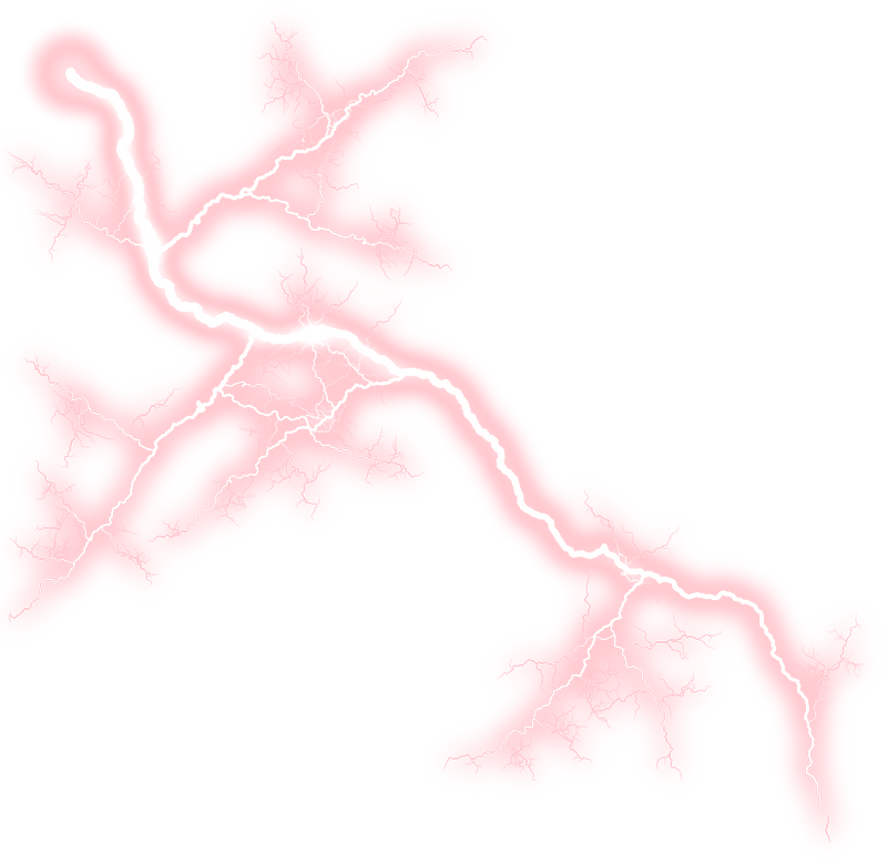 Pink Square Widget Thunder Lightning PNG