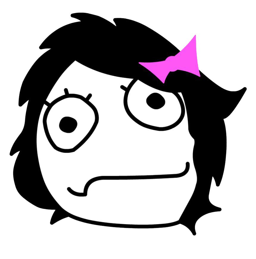 Trollface Girl Miscellaneous PNG