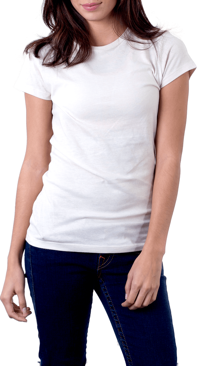 Jeans White Glamorous T-Shirt Sweatpants PNG