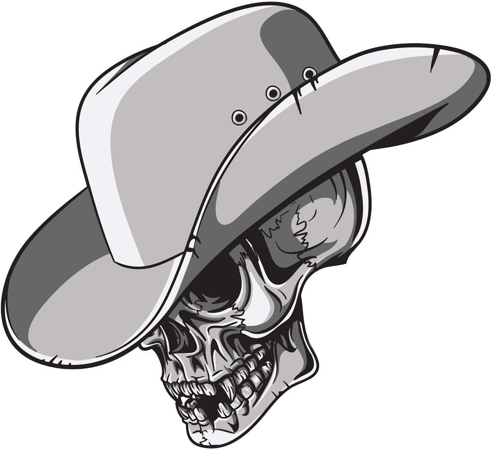 Cap Skull Bone Hat Cowboy PNG