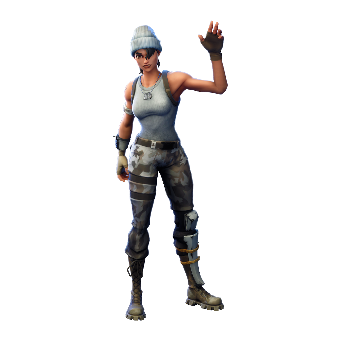 Beanie Fortnite Figurine Arm Action PNG