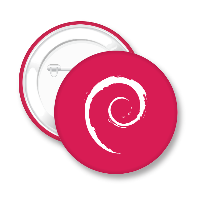 Gees Pink Ubuntu Debian Sticker PNG
