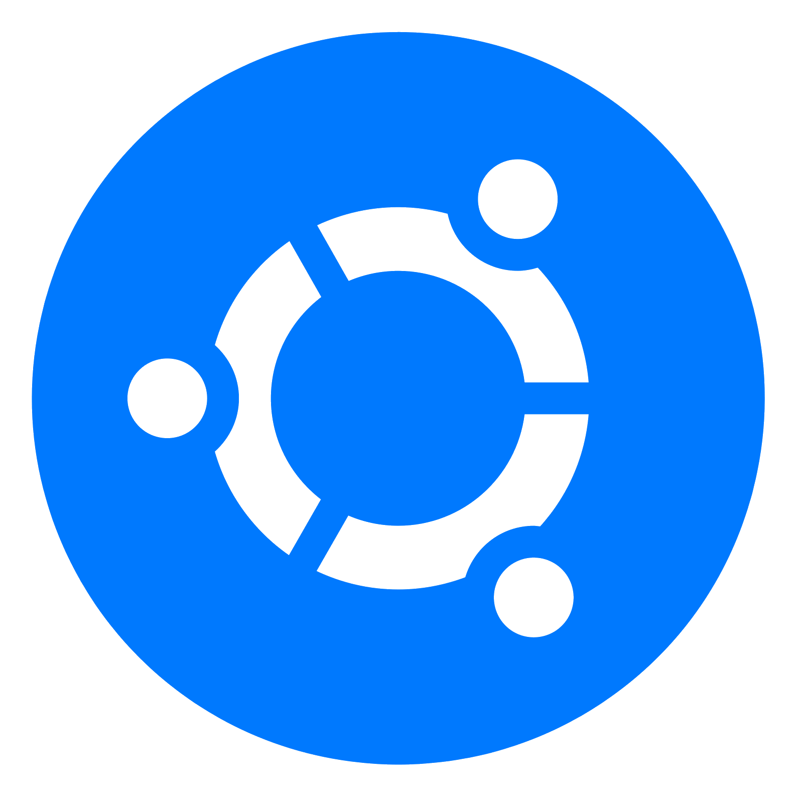 Ubuntu Server Blue Linux Circle PNG