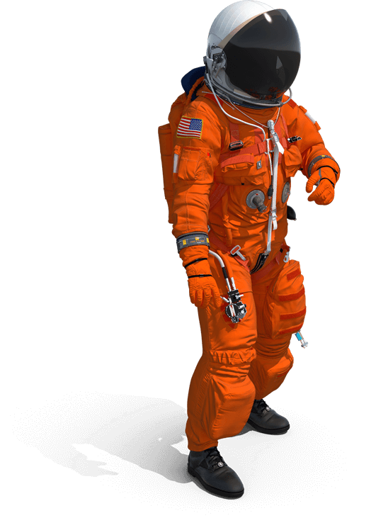Cosmos Suit Astronaut Landscape Comet PNG