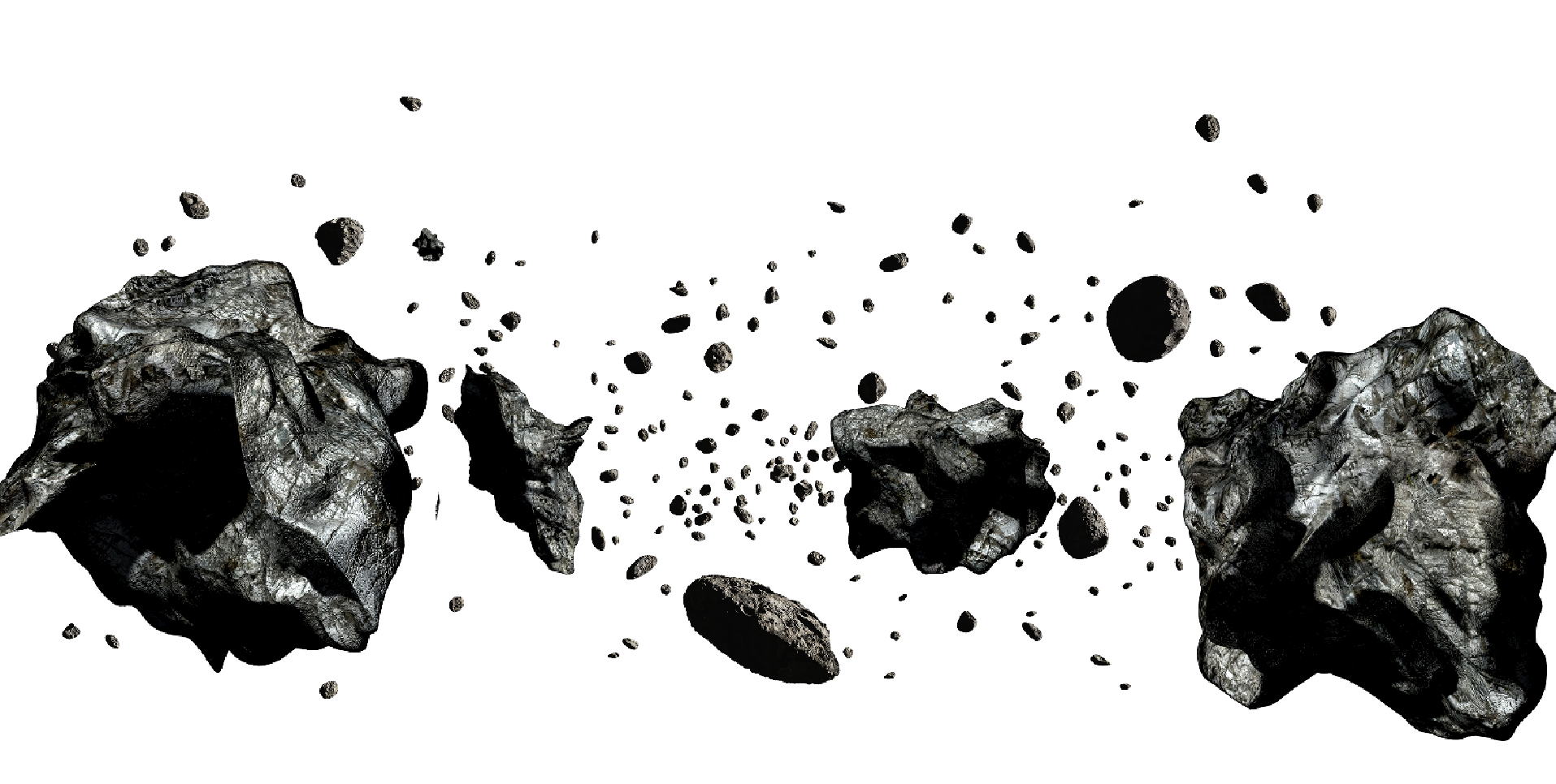 Photography Black Monochrome Mining Asteroid PNG