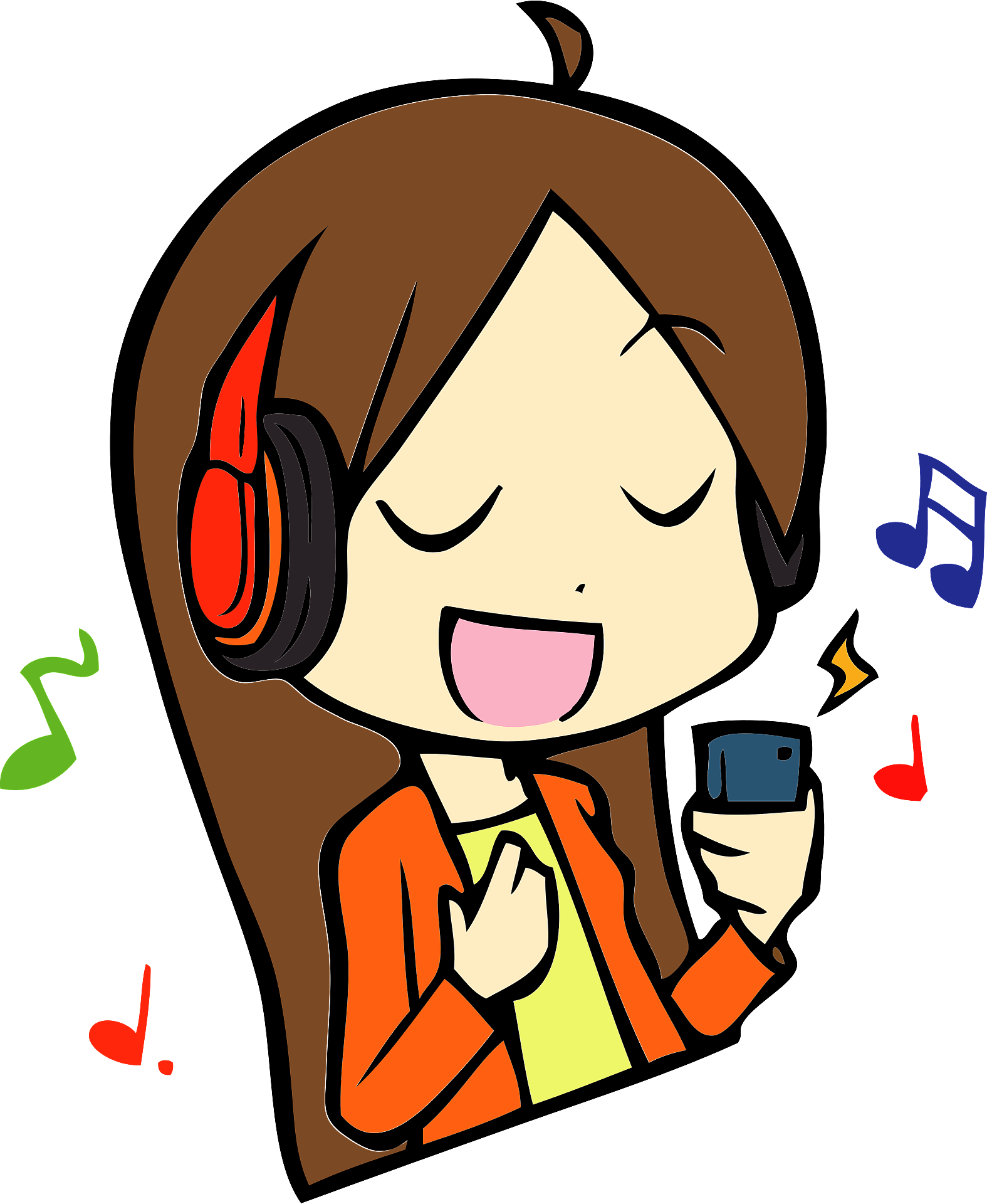 Girl Vehicle Vector Waveform Music PNG