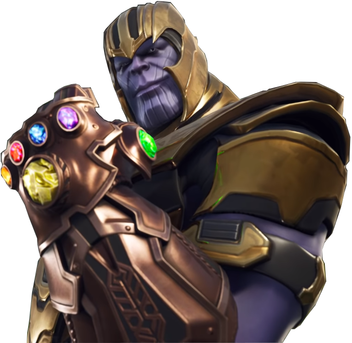 Character Thanos Fortnite Royale Battle PNG