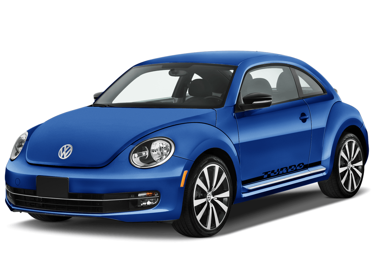Blue Automotive Low Beetle Volkswagen PNG