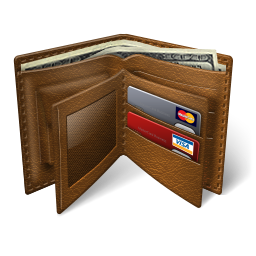 Bankbook Wallet Paper Pocket Billfold PNG