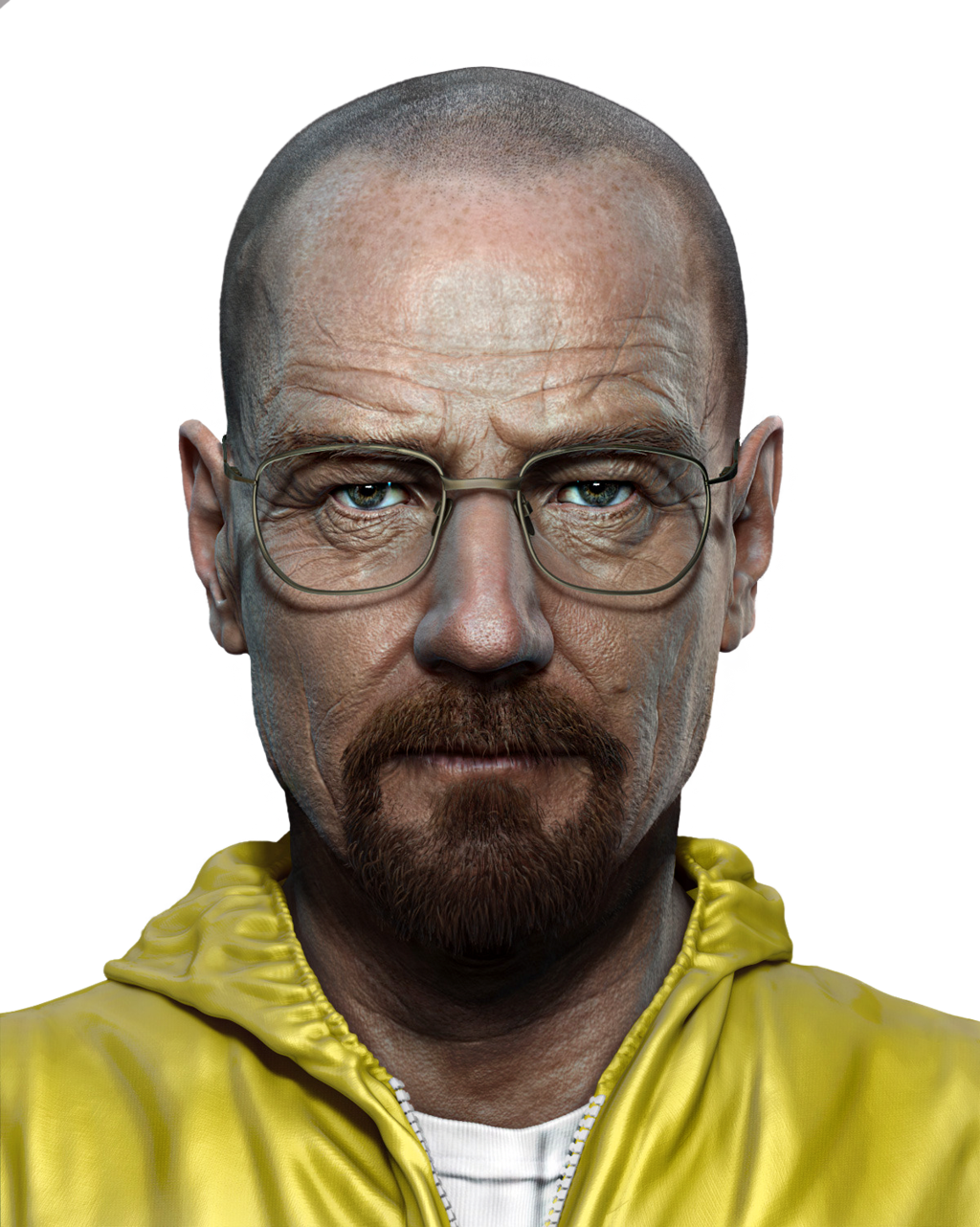 Walter White Ivory Cartoon Diluted PNG