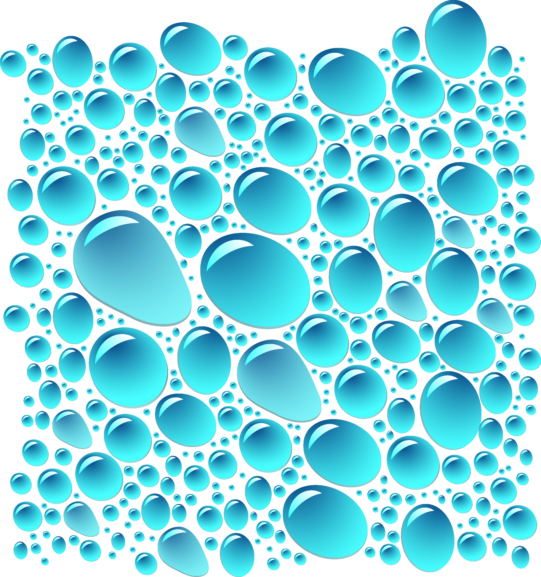Dew Blue Organism Bubble Point PNG