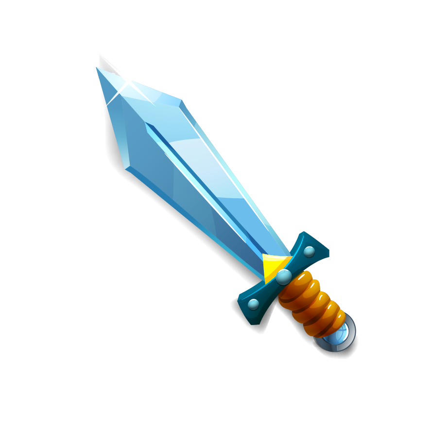 Game Angle Weapon Sword Cartoon PNG