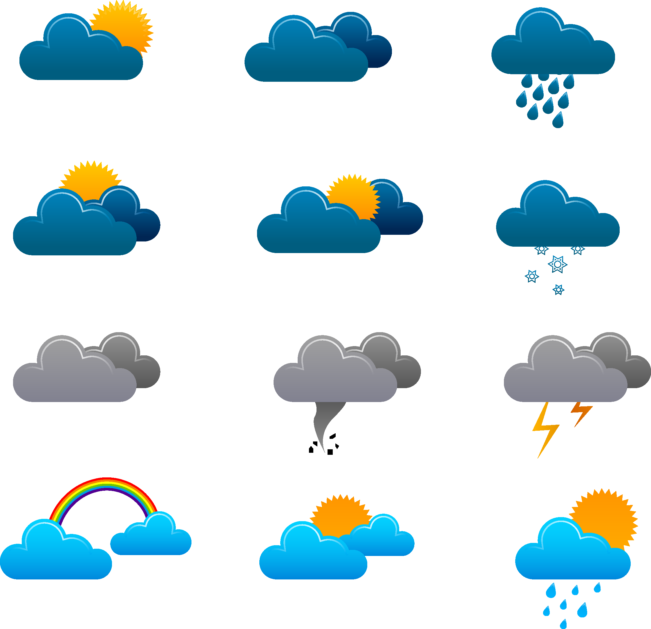Wintertime Heat Rain Icon Thunderstorm PNG