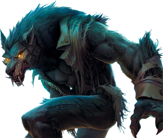 Witch Werewolf Fantasy Monster Sorcerer PNG