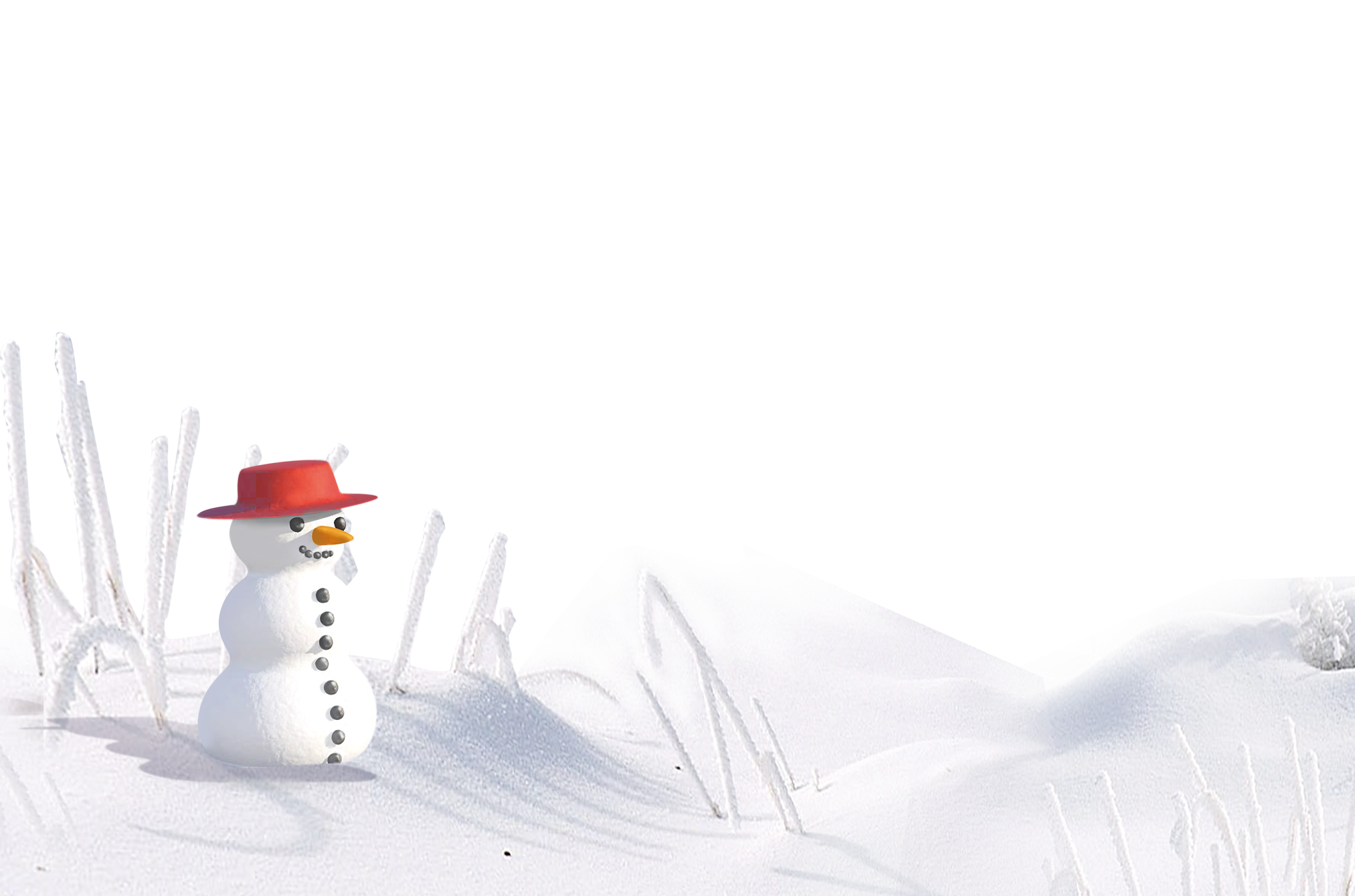 Arctic Snowman Sky Mugginess Wallpaper PNG