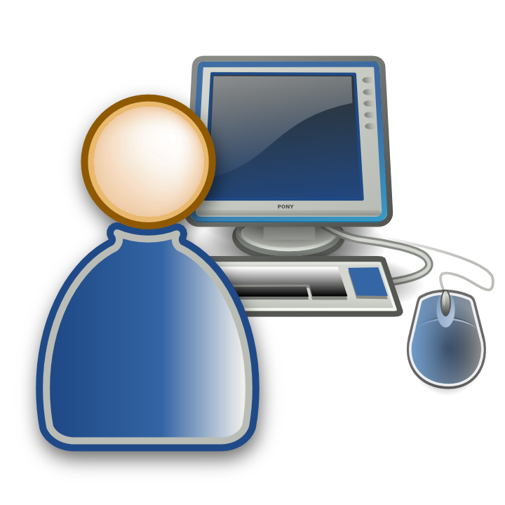 User Computer Open Email Icon PNG