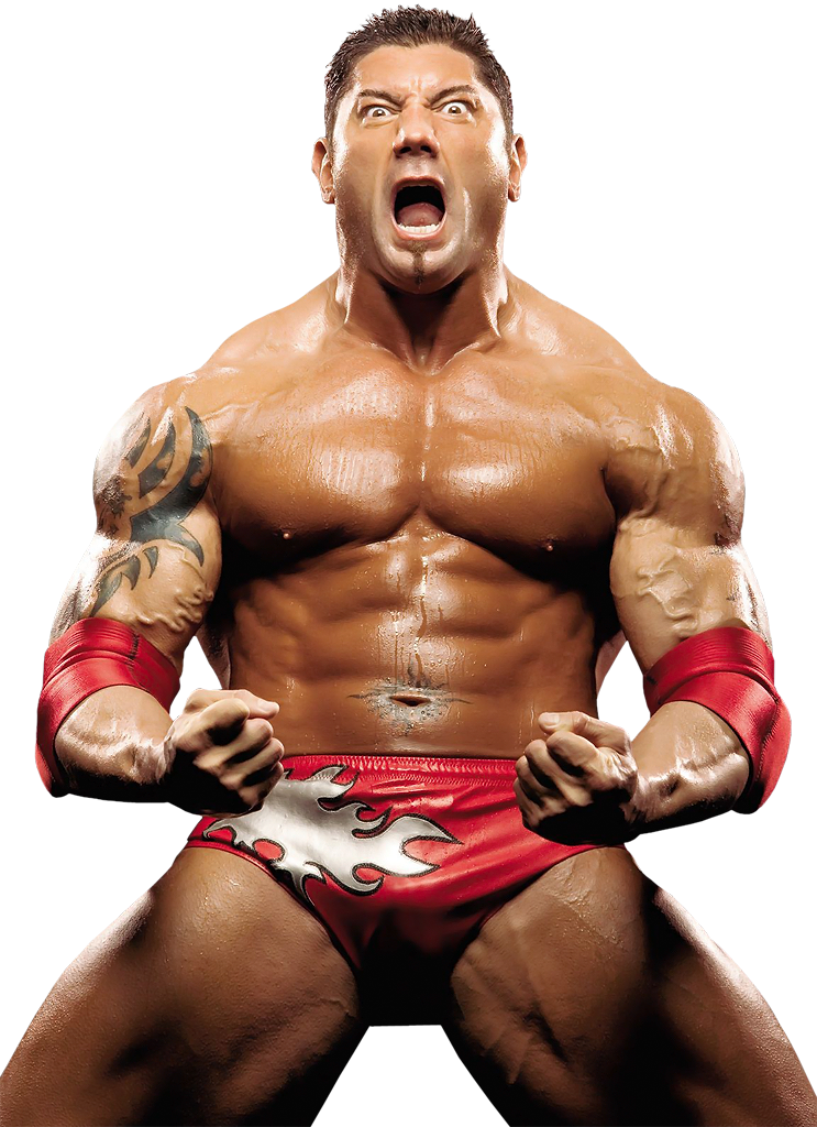 Batista Shouting Dave Sports PNG
