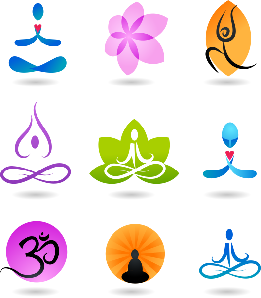 Petal Yoga Text Massage Acupressure PNG