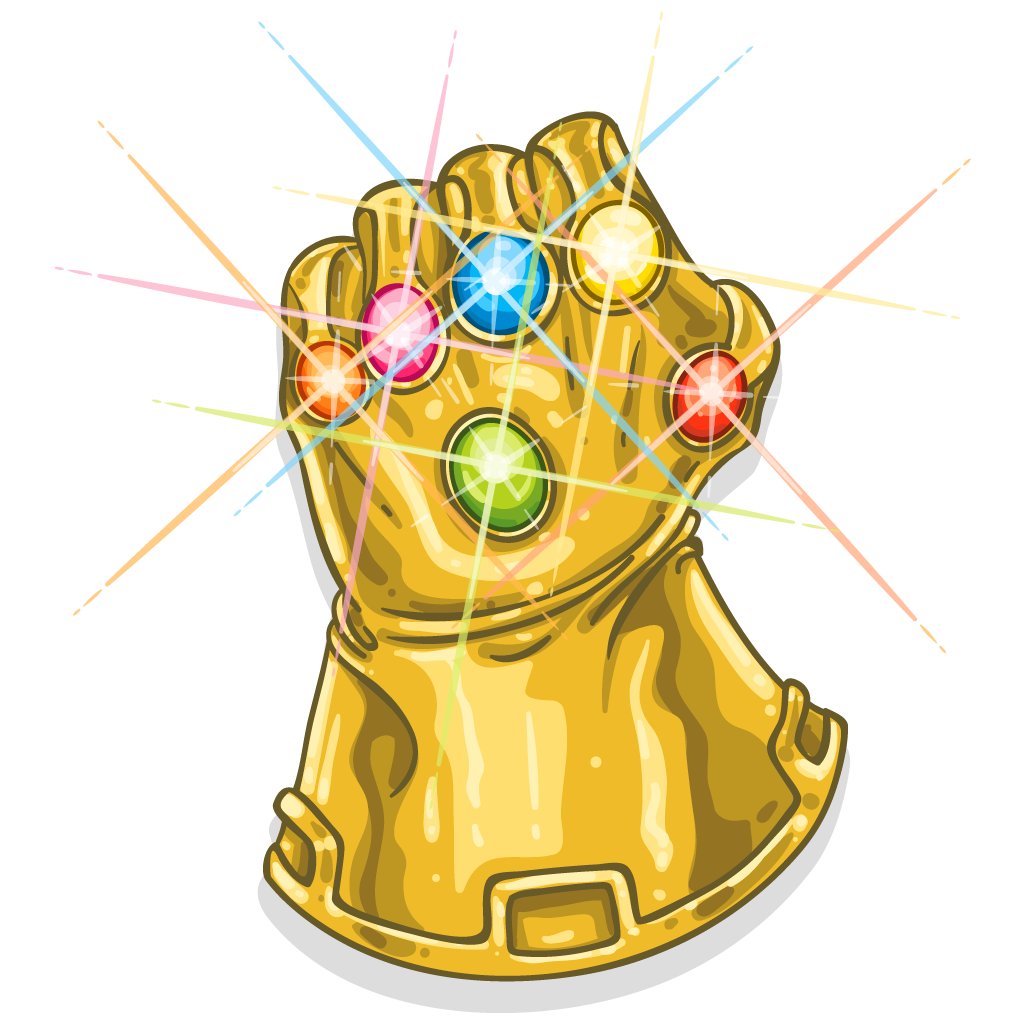 Glove Thanos Youtube Gauntlet Infinity PNG
