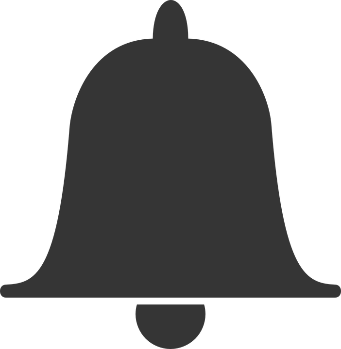 Silhouette Computer Bell Symbol Icons PNG