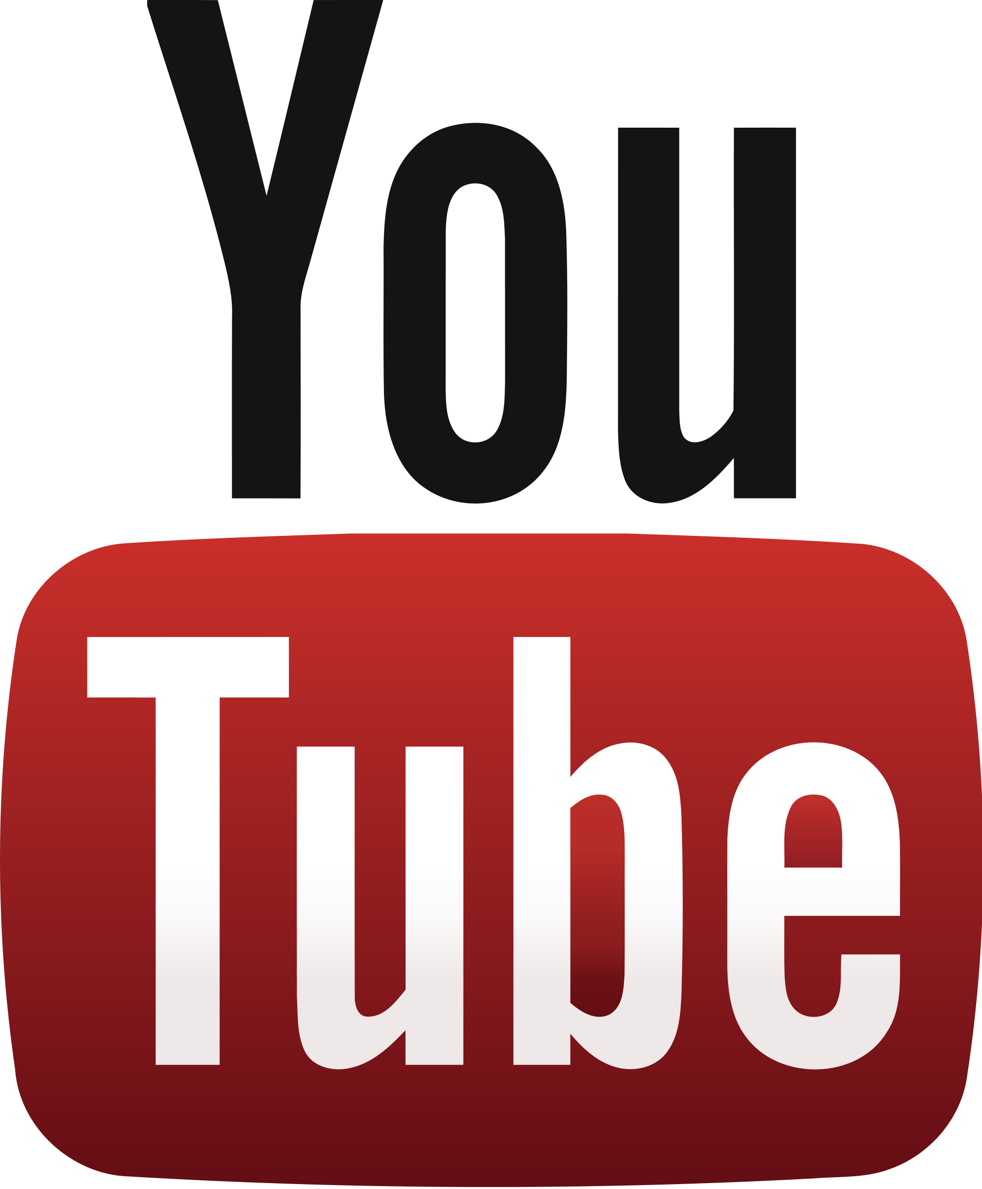 Font Logo Youtube Brand Red PNG